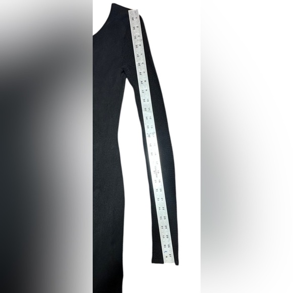 NWT Express Black Mesh Long Sleeve Whimsigoth Bodycon Dress - Size XS - Picture 9 of 9